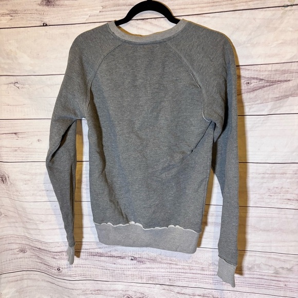 Slytherin Harry Potter Universal Studios Oversized Crewneck Gray Sweater XS - Picture 4 of 8